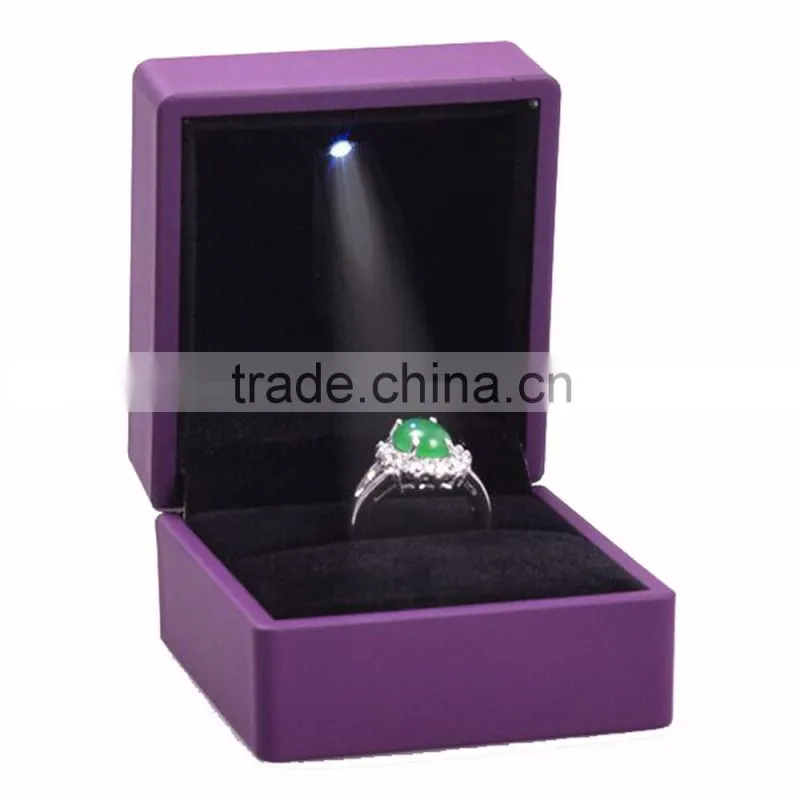 2015 fashionable leather jewellery box factory price