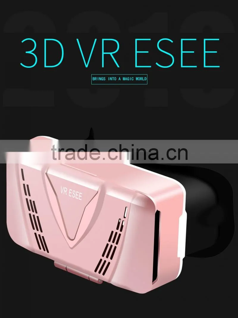 2016 Online New Product VR Case VR ESEE Virtual Reality Glasses Mini 3D Glasses Headset 360 HD Video Movie Game