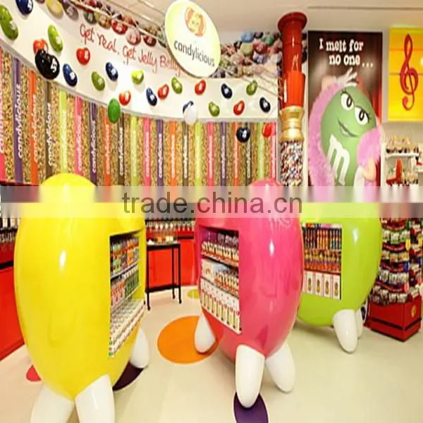 sweets and candy lollipop display stand