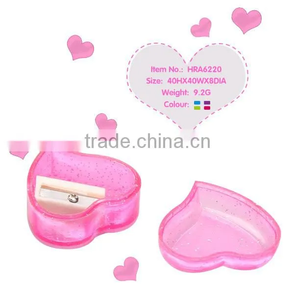 novelty heart shaped pencil sharpener