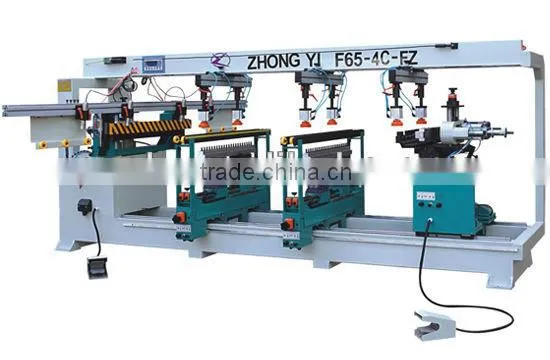 two motor Four rows multi drilling machine