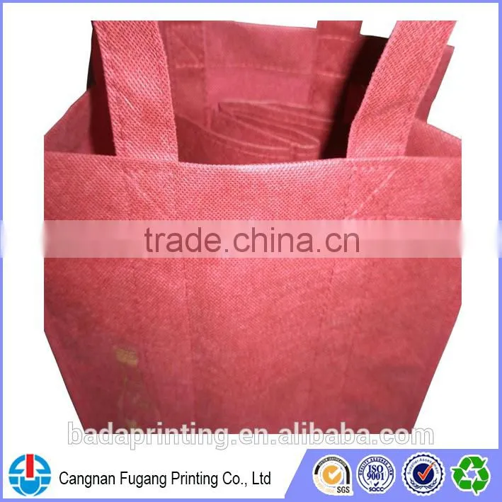 Eco-friendly Material Meet EN71,Phthalate&AZO Free,Low Lead& jute wine bag made in China