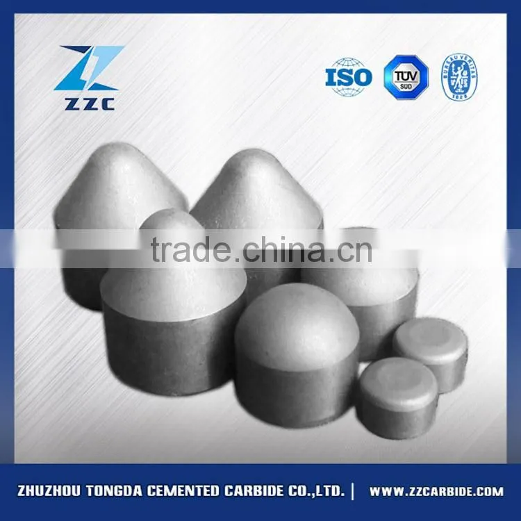 100% Pure Raw Material Cemented Carbide Spherical Button for Mining