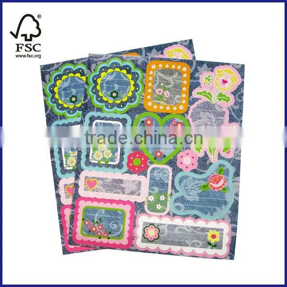 removable sticker paper gift tags