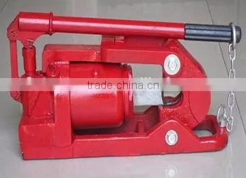 Hydraulic wire rope cable cutter, electric cable cutter