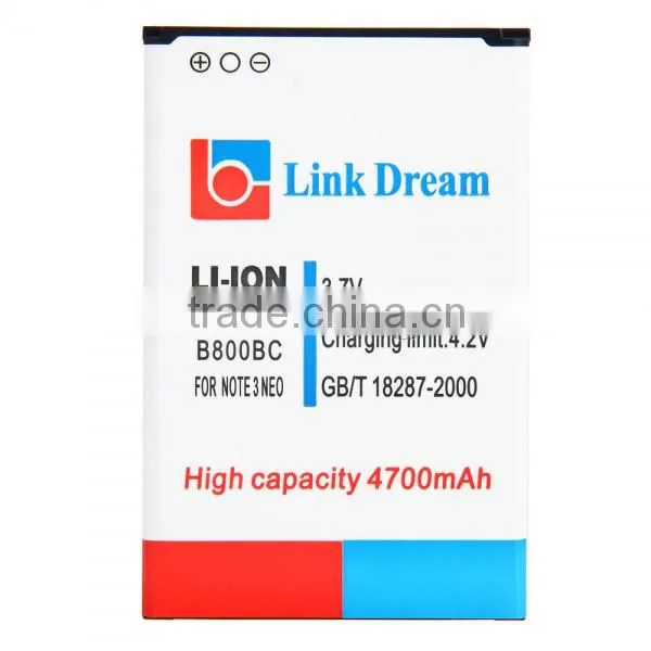 3.7V 4700mAh B800BC Battery for Samsung Note3 Neo N750 N7505 Battery