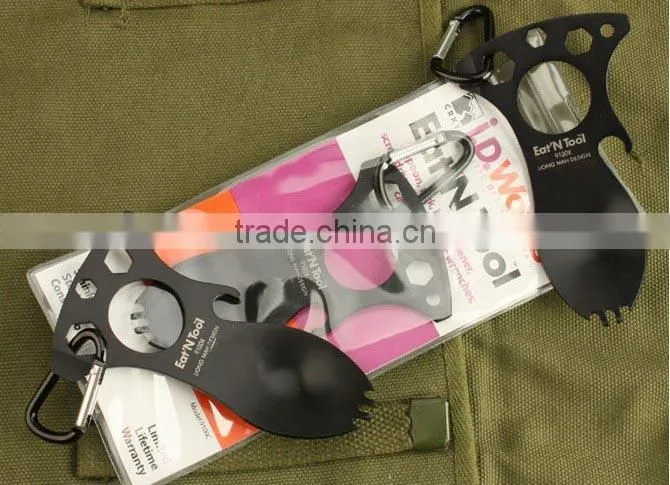 Hot selling OEM stainless steel multi-function spoon bottle opener UDTEK00238