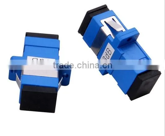 fiber optic sc/upc apc singlemde atenuators female to male,attenuator 0 to 10 db,3db 5db 10db 15db fiber optic attenuator