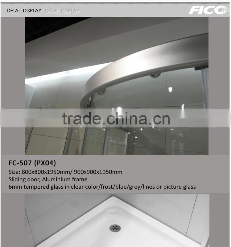 Fico new arrival FC-507 (PX04), shower door plastic