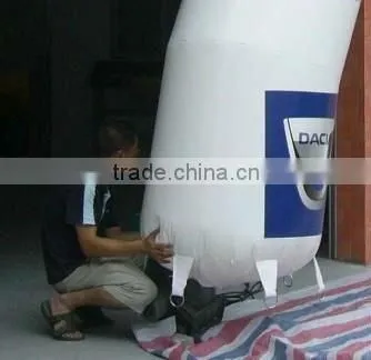quad red inflatable nissan arch