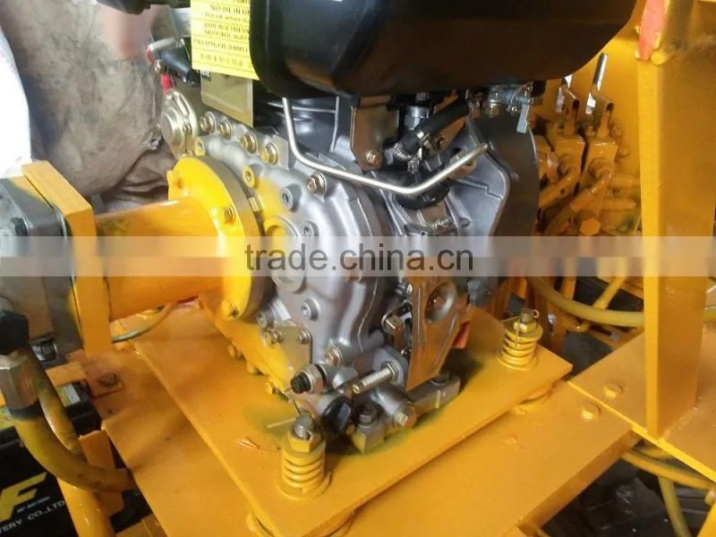 M7MI interlocking earth block making machine/diesel movable clay brick machine