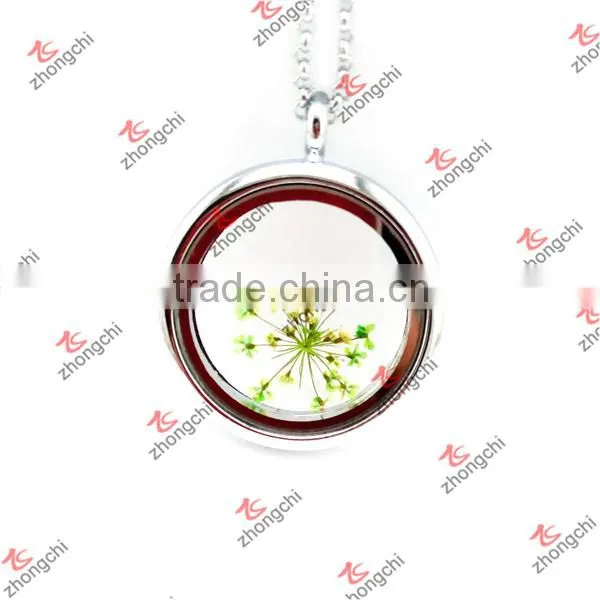 fashion alloy floating christmas gifts charms pendants lockets necklace (GLN51114)