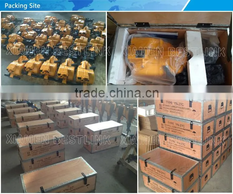 Hand Held Gasoline Petrol Pionjar 120 Yn27c Mining Rock Drill for Drilling