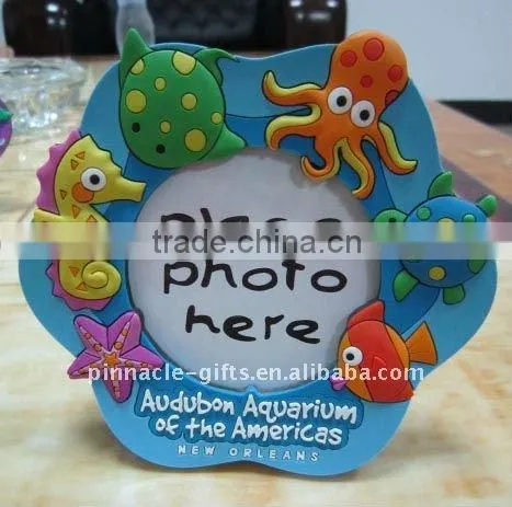 soft pvc 3D key chain photo frames