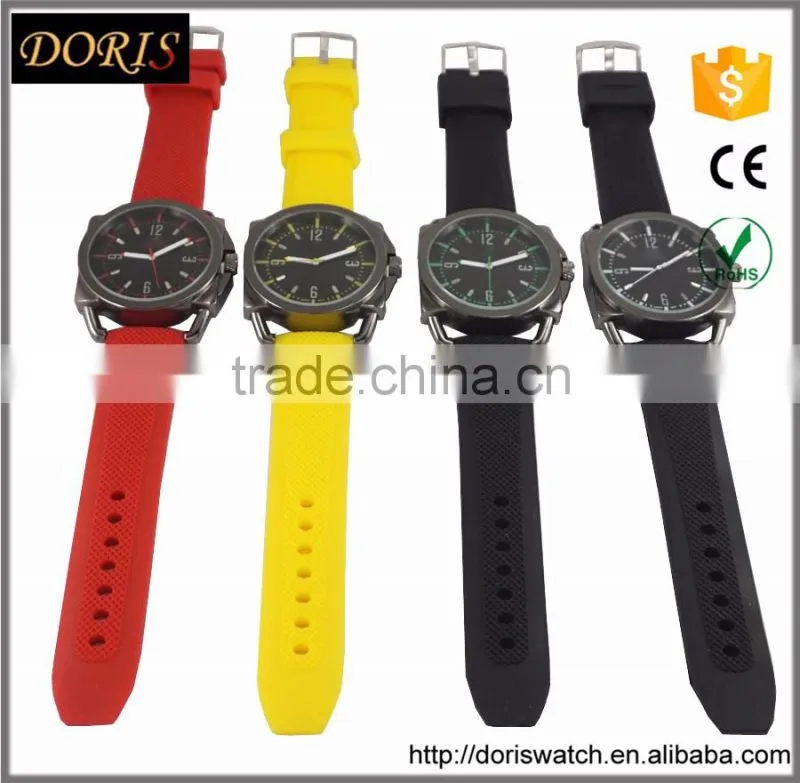 2016 New design silicon sport men's watches
