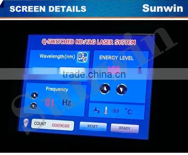Approve Medical CE Q-switched 1064nm nd yag laser SW-388E