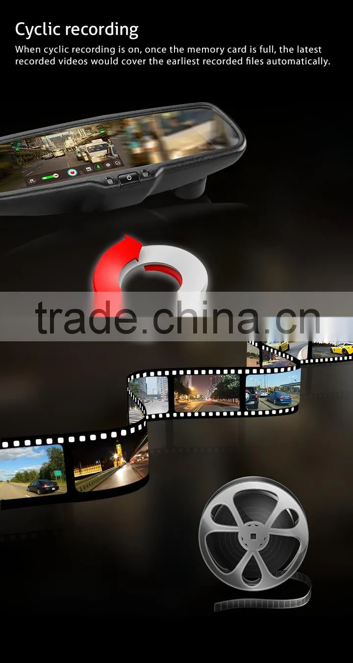 2015 high quality multifunction rearview mirror