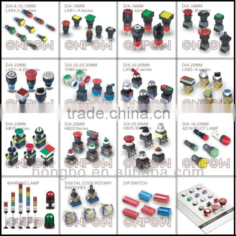ONPOW emergency signal light(HBJD series,56mm,70mm,96mm,CE,CCC,ROHS)
