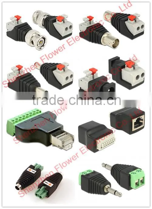 Environmental friendly Material solderless 3.5mm audio plug
