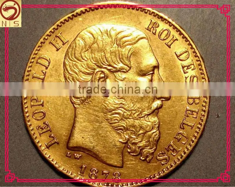 hottest brass souvenir shiny gold coins