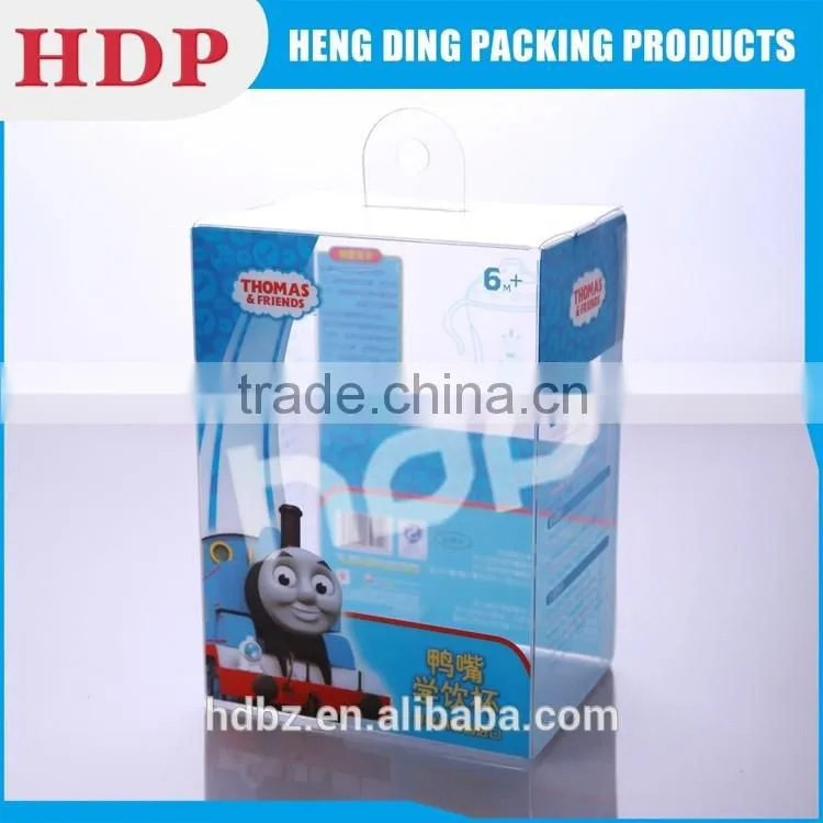 recyclable clear pvc packaging boxes custom logo