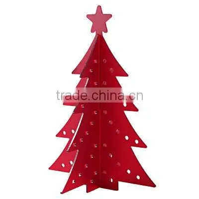 11x7" Christmas Tree Acrylic Plexi decoration Tree Showcase Removable