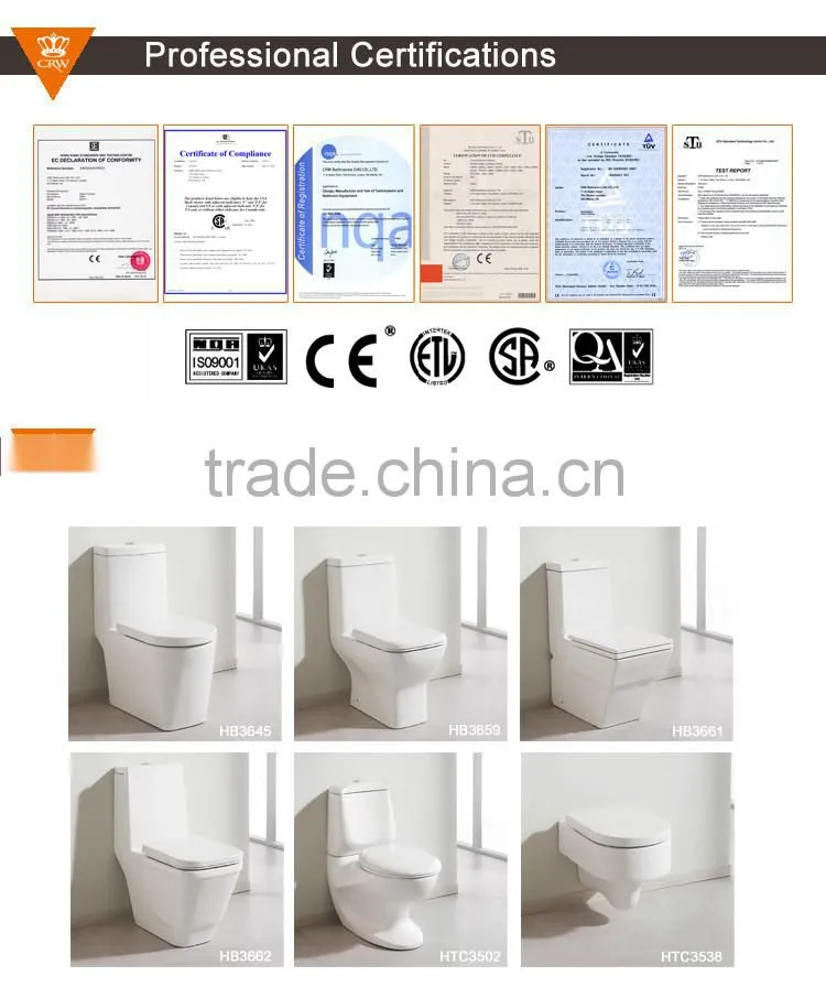 CRW HB3645 Luxurious Toilet Bathroom