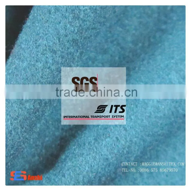 Polyester rayon spandex fabric for women winter overcoat fabric