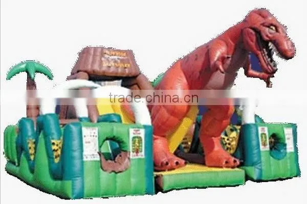 inflatable dinosaur playground