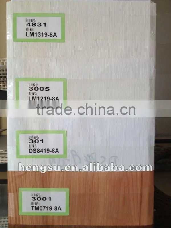 Wood finishing PVC stretch ceiling