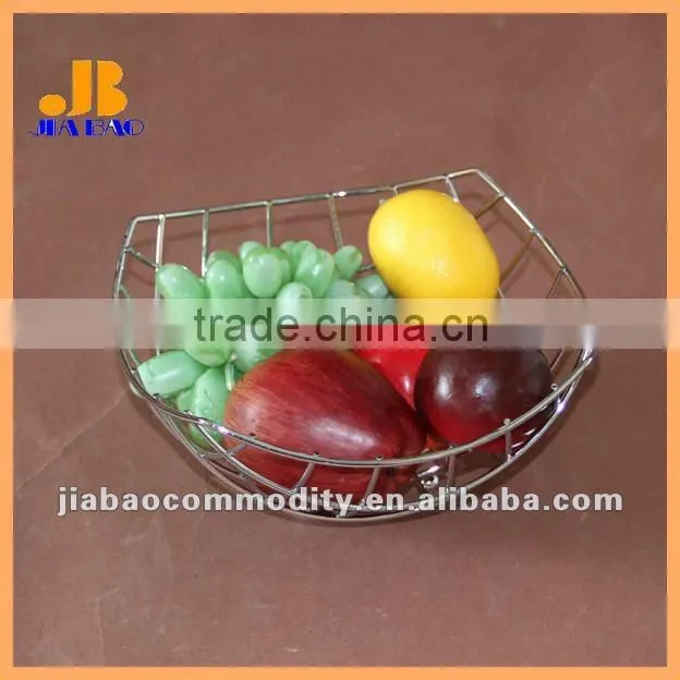 2015 hot sell chrome wire fruit holder