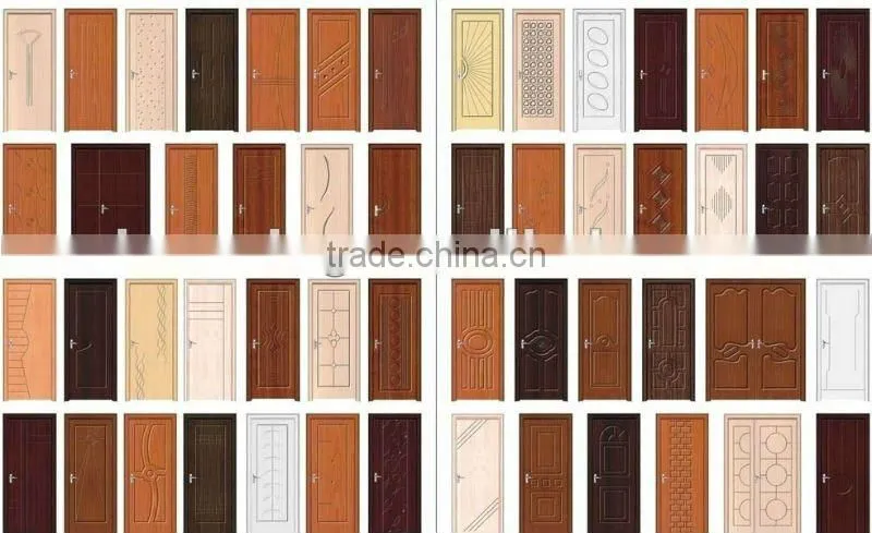 morden pvc wooden door