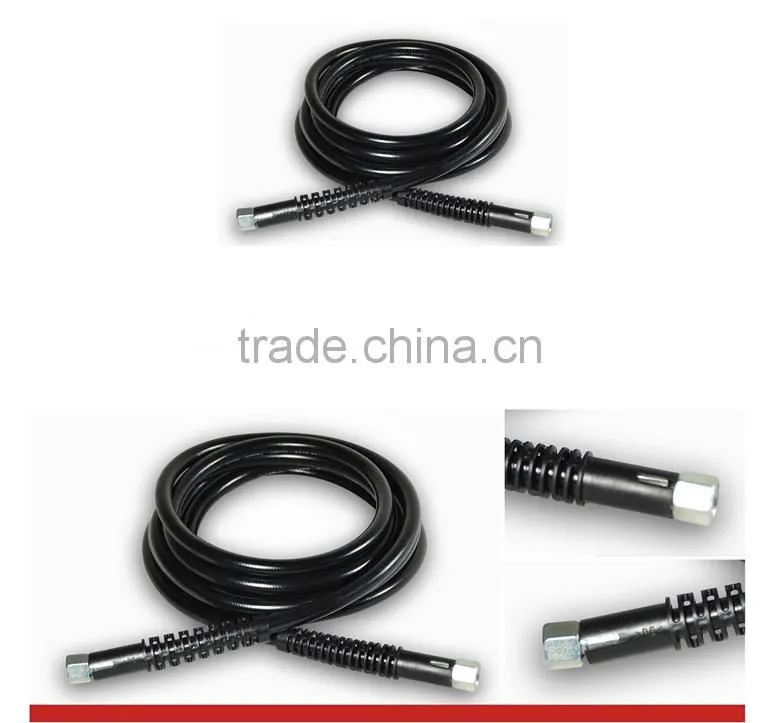 HR07-03-00 High Pressure Cleaning Hose Black Carpet Cleaning Solution Hose