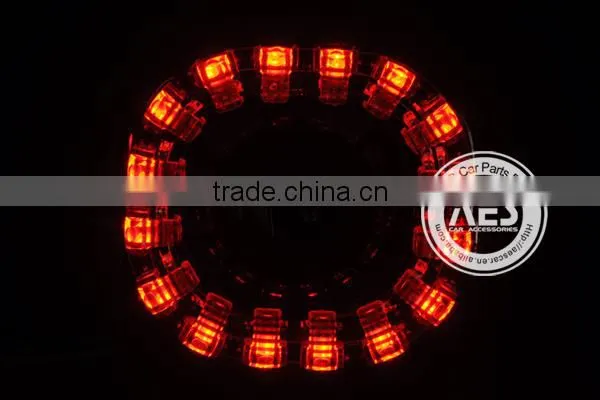 2014 Factory Hot Sale Square LED angel eyes for car H4 bixenon projector lens