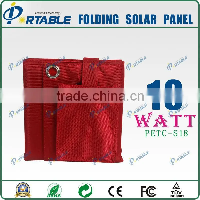 portable solar panel charger 5V ~ 18V