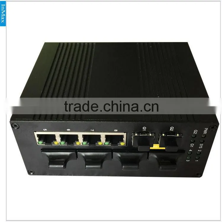 2G+4F+4T Full-Duplex & Half-Duplex Managed Industrial Ethernet Switch i610B