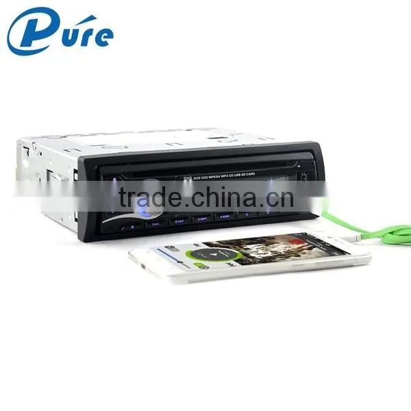 Portable DVD Player DVD/VCD/CD/MP3/MP4 Single Din DVD Car with Bluetooth Speaker