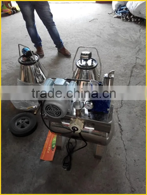 pipeline milking machine group of two buckets