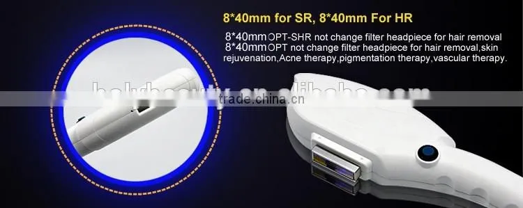 Hottest portable ipl rf shr opt two handle