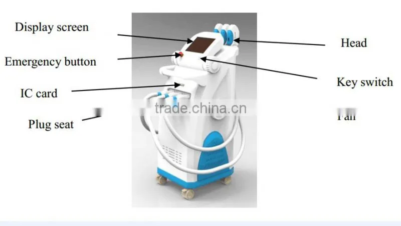 IPL+SHR SHR laser hair removal machine