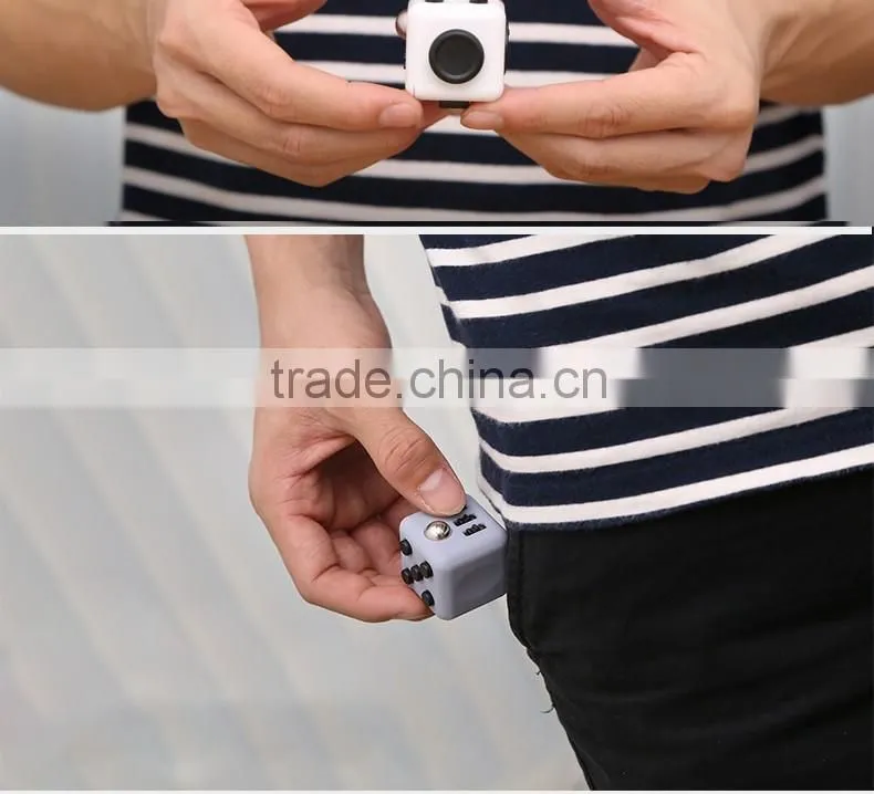 2017 trending new toys marble magic cube decompression fidget spinner