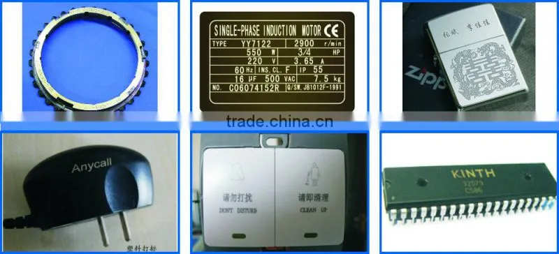 Portable laser marking on plastic IPG laser fiber marker with factory price