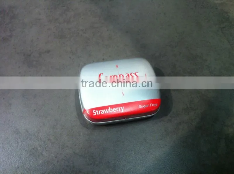rectangular shape mint tin box