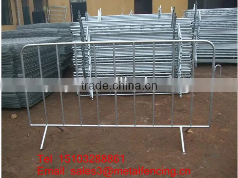 Temporary fence/outdoor retractable fence/movable fence/temporary picket fence for crowd control