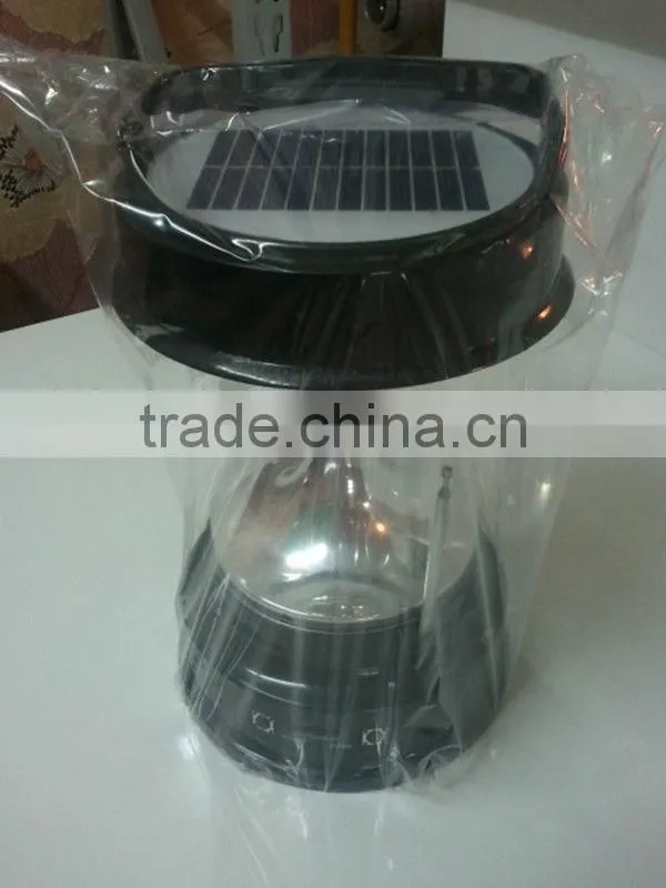 Top sale!! New fashion Solar LED Lanterns Rechargeable portable solar camping lantern lights