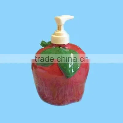 ceramic christmas santa liquid shampoo dispenser
