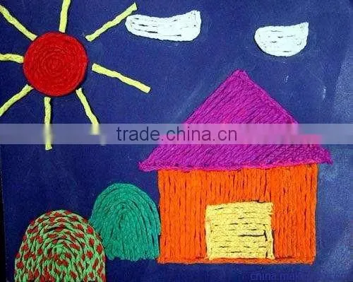 colored or nature color twisted cheap paper rope ,paper twine ,paper string