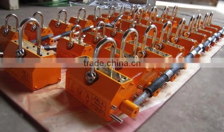 Permanent Magnet Plate Lifter Crane for Metal Scrap