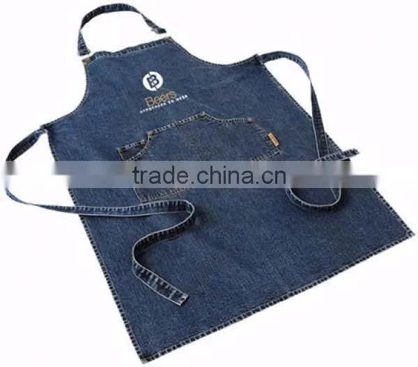 Reusable Denim Material and Kitchen Apron Type Denim Apron Bartender Apron