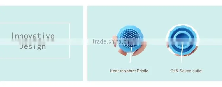 2017 most popular barbecue tools silicone bbq grill brush